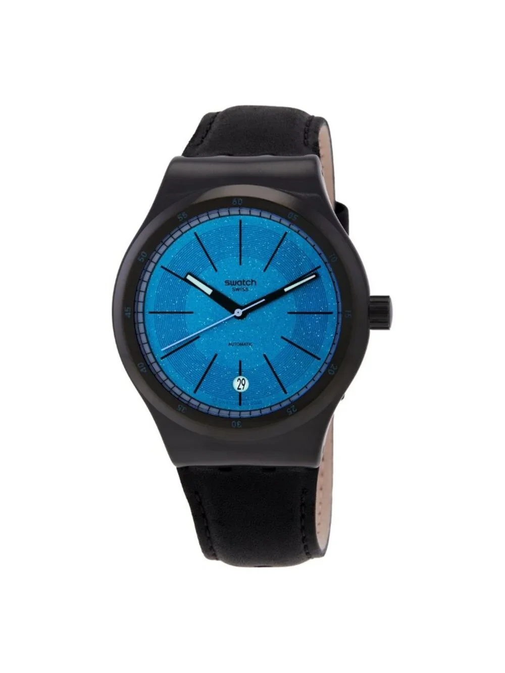 NWT Swatch Blackcloak Mechanism Automatic Unisex Watch
